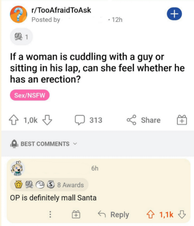 F for Mall Santa