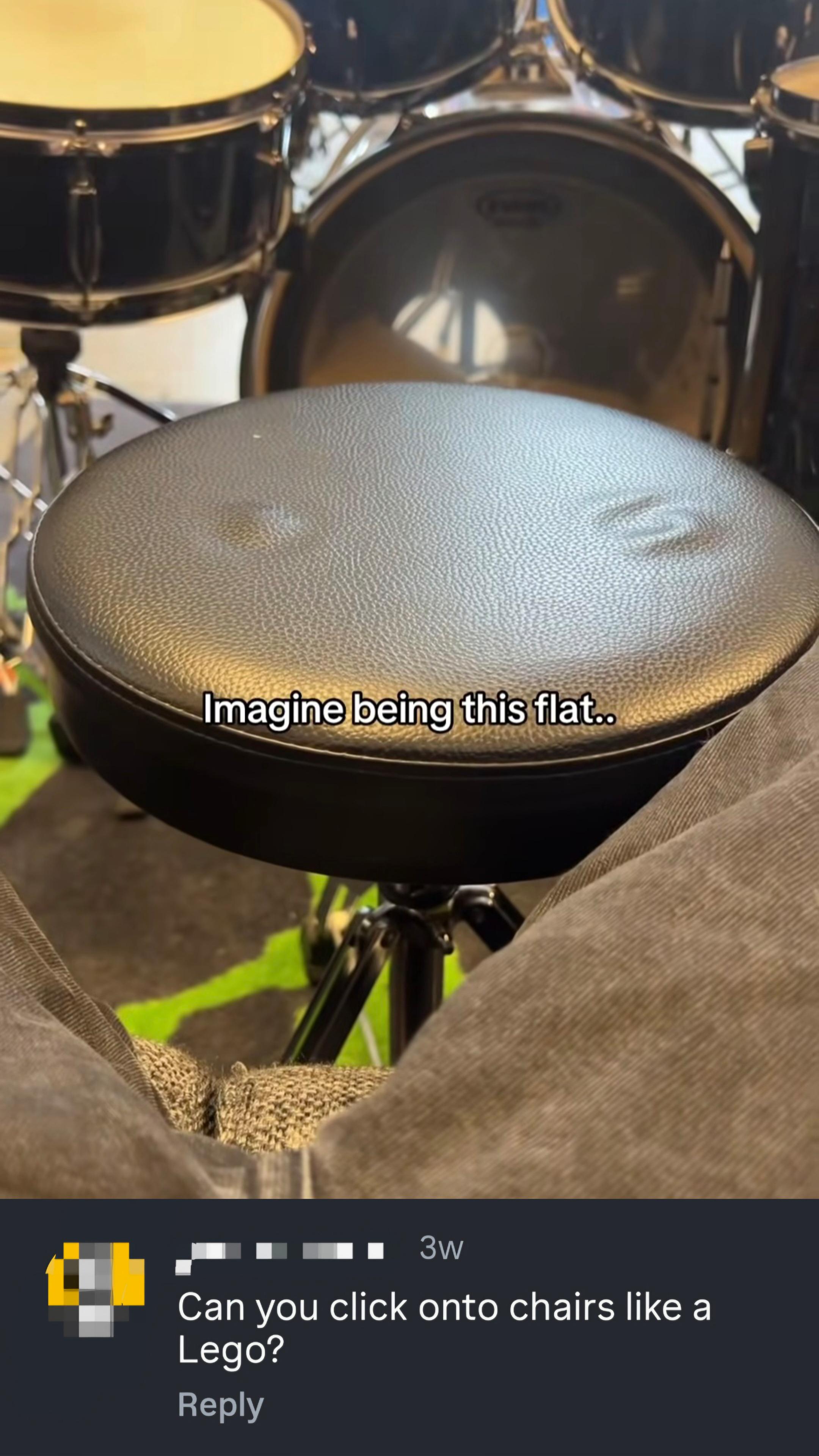 Imagine being this flat...