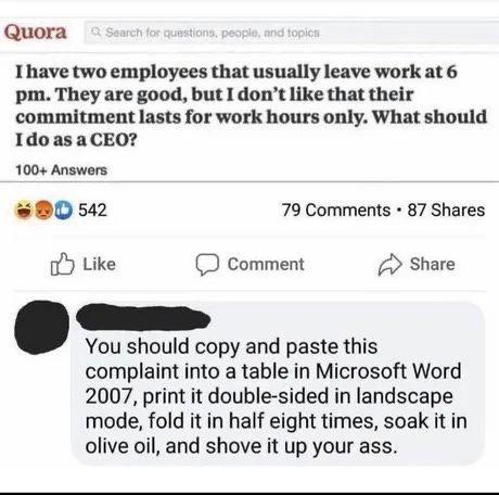 Such people are assholes