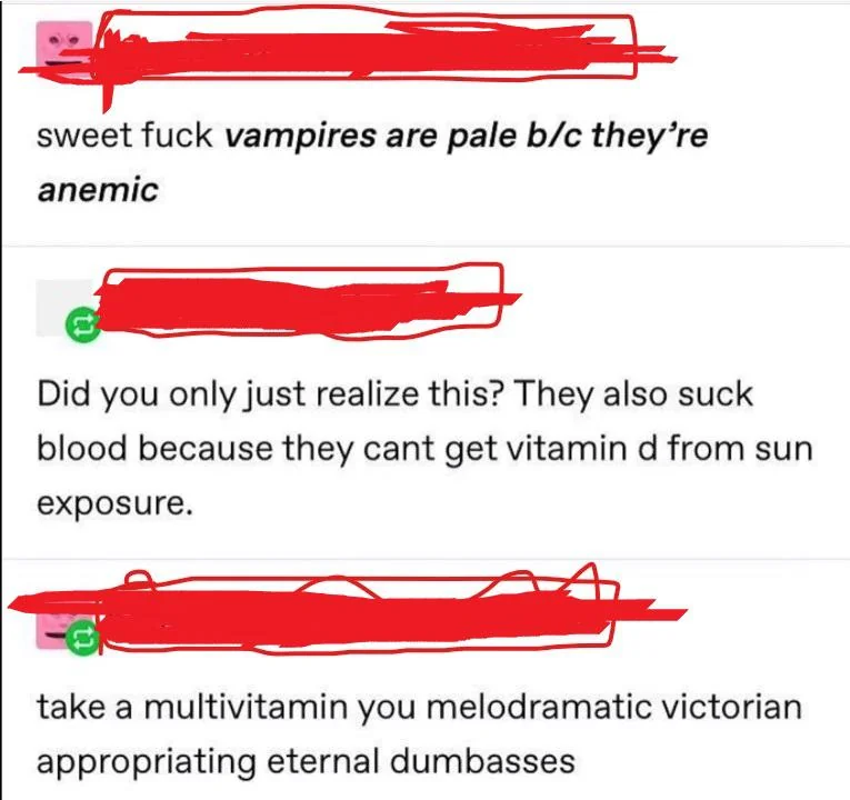 Maddest lad, vampire disrespecter.