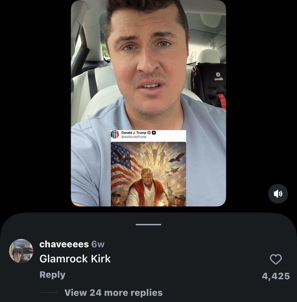 He does look like that…