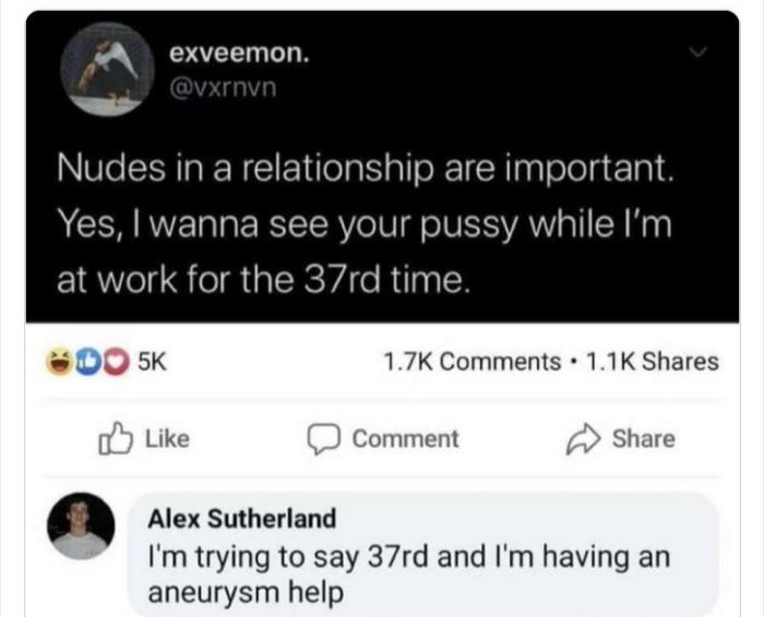 I would also love to see it thirty severed time