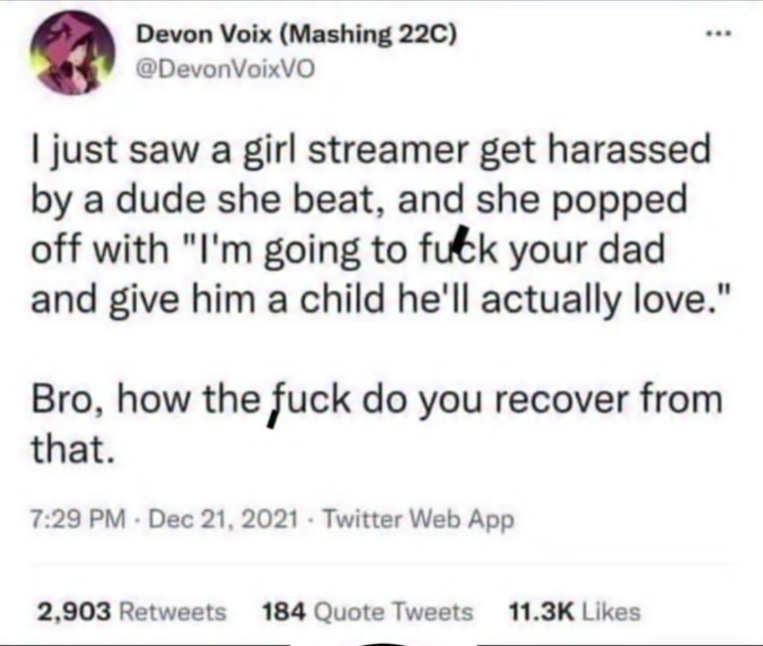 Bro is never recovering from that