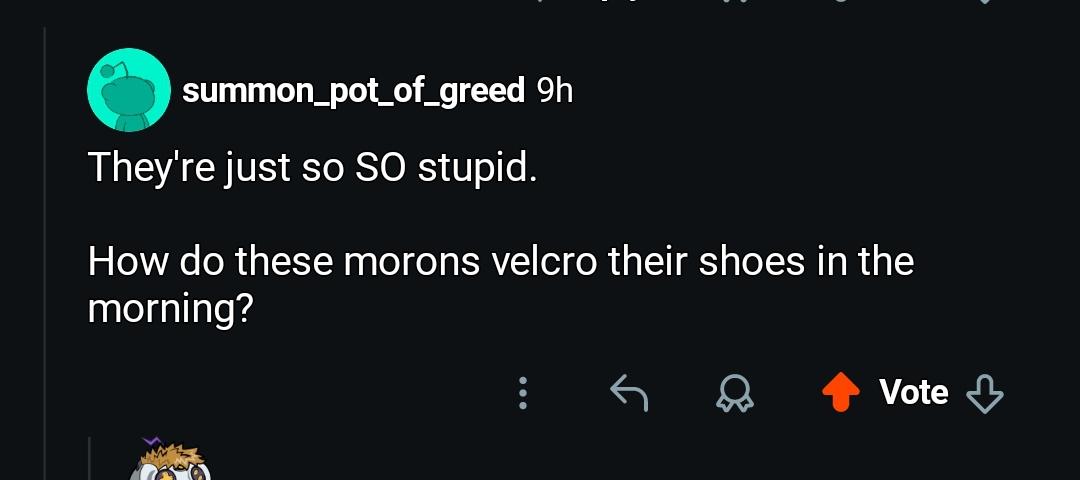 The real rare insults are the comments we read along the way