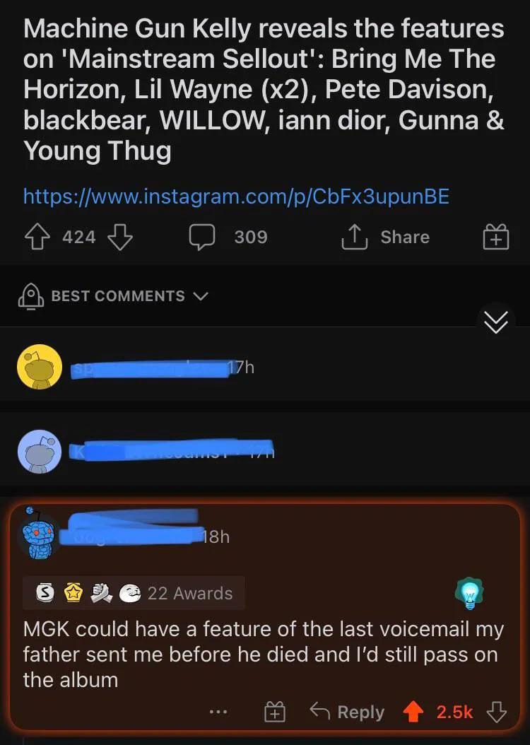 Damn. Roasted the shit out of MGK