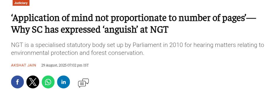 Supreme court raps Tribunal