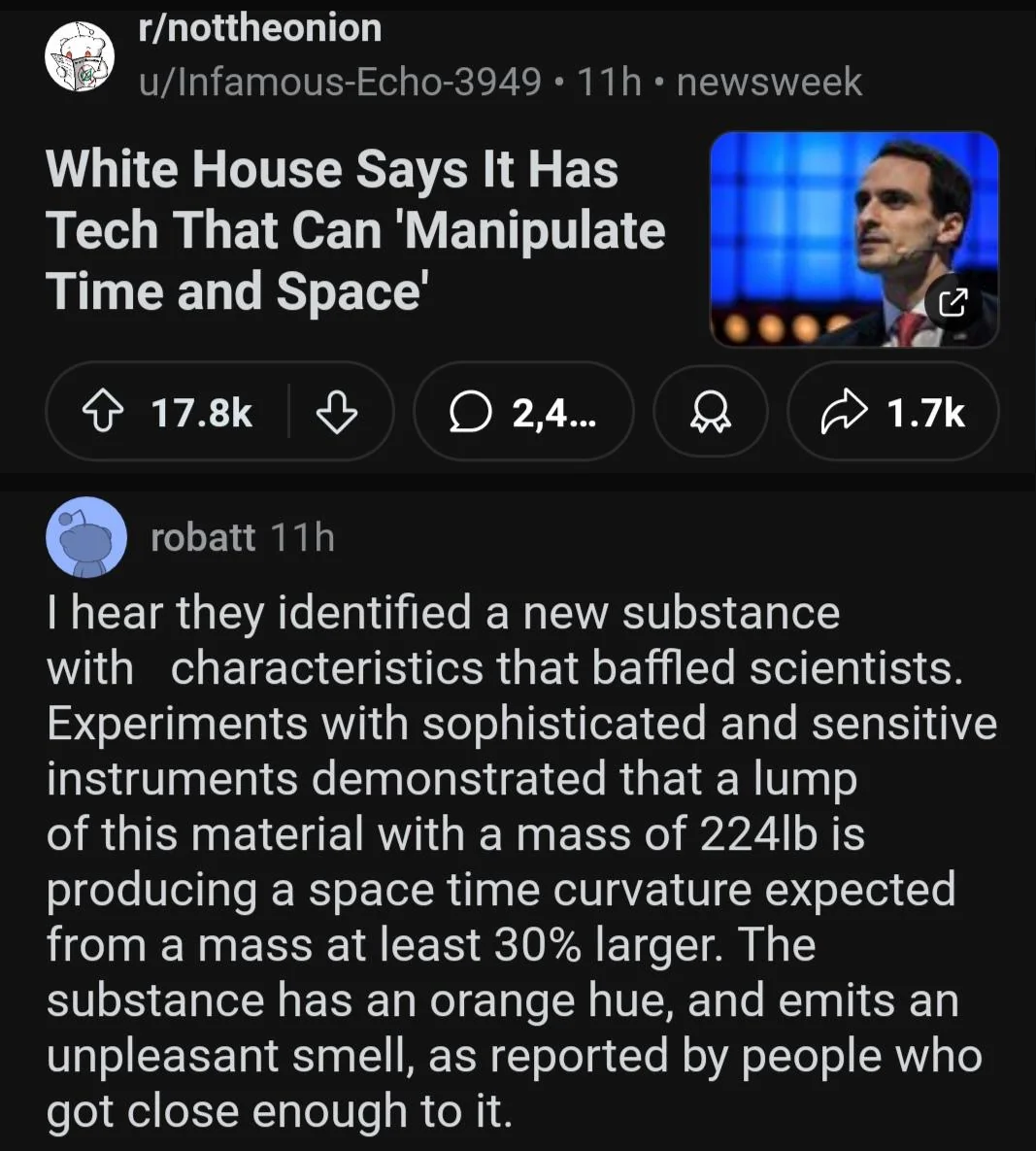 New Orange Substance That Baffled Scientists