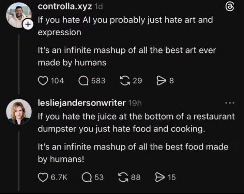 I absolutely despise AI