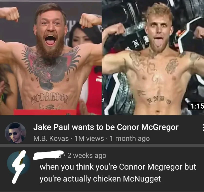 hes a chiken mcnögget