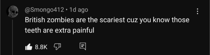 Someone commented this on a 28 days later video