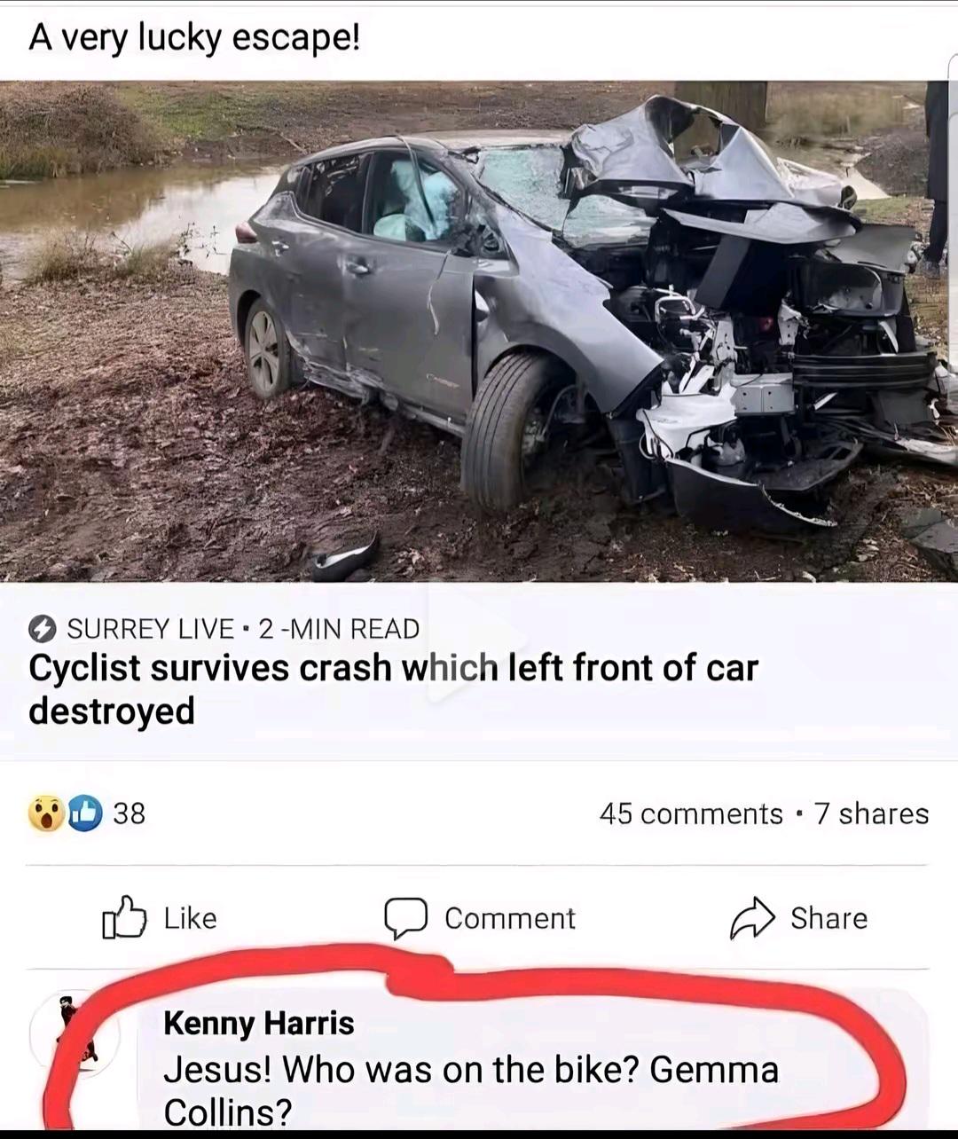 Facebook comment sections are undefeated