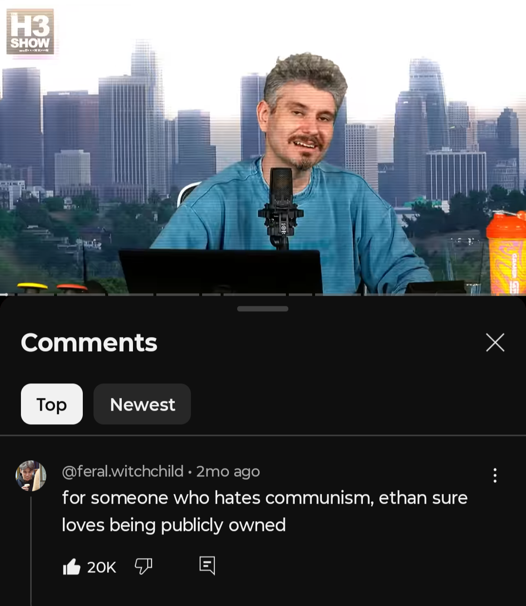 Found it under a video about Ethan Klein's crashout, do you guys this is rare?
