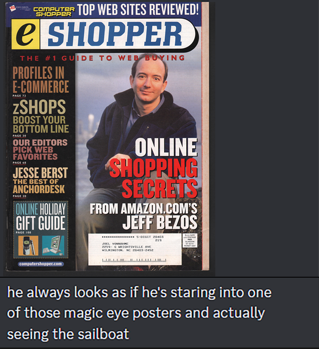 1999 print mag about online shopping