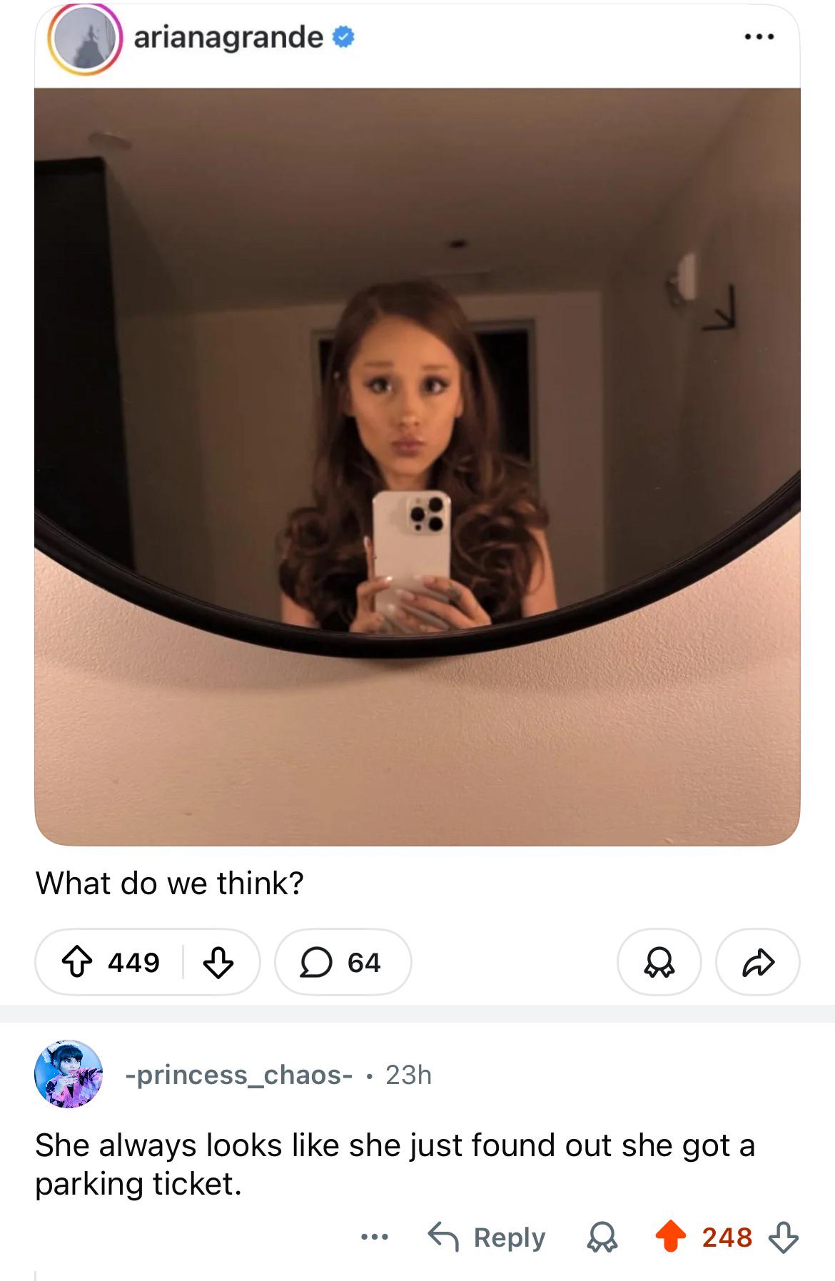 Ariana Grande’s whybrows