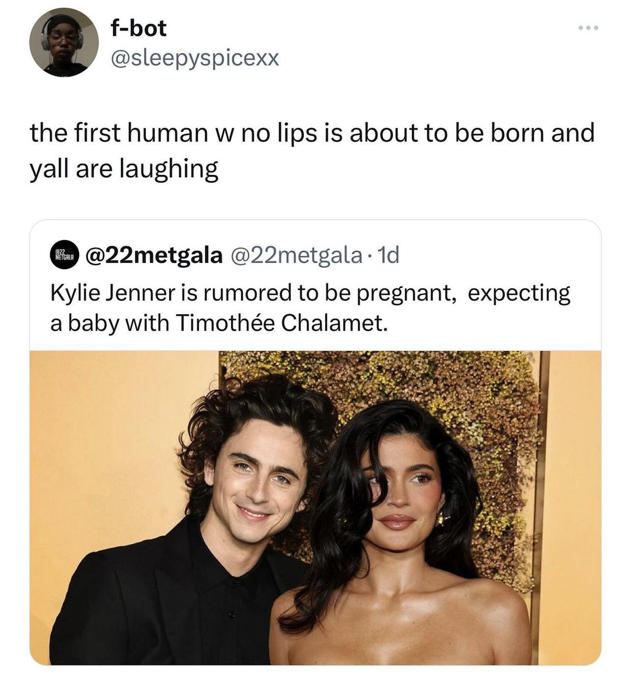 Their kid will have no lips