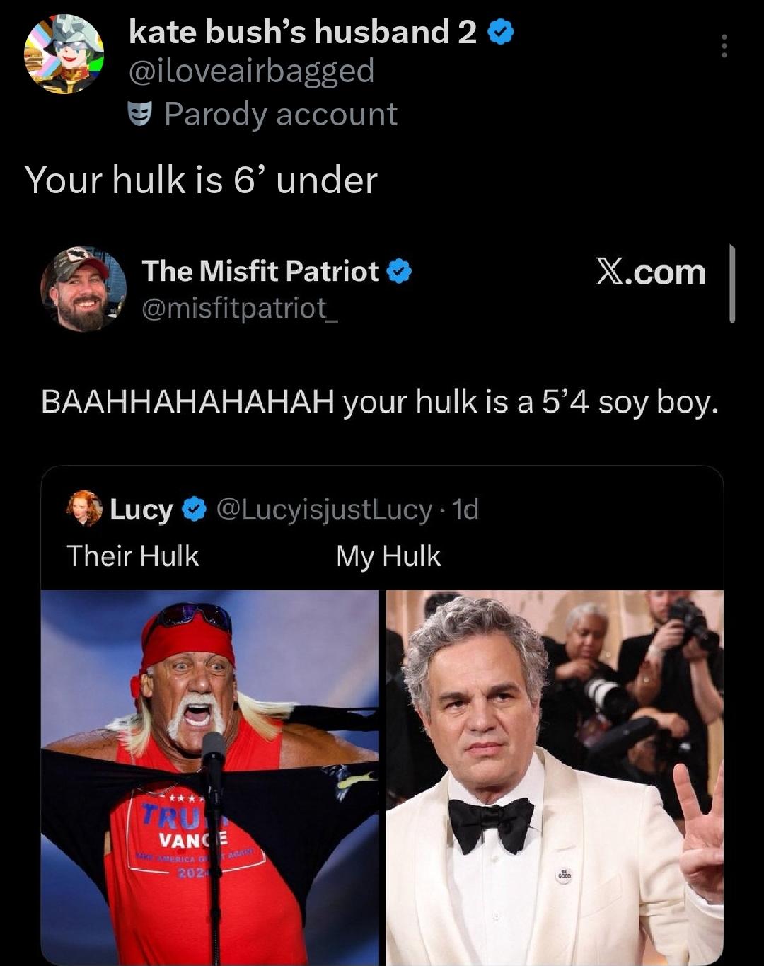 The guy really said, "Six Feet Under".