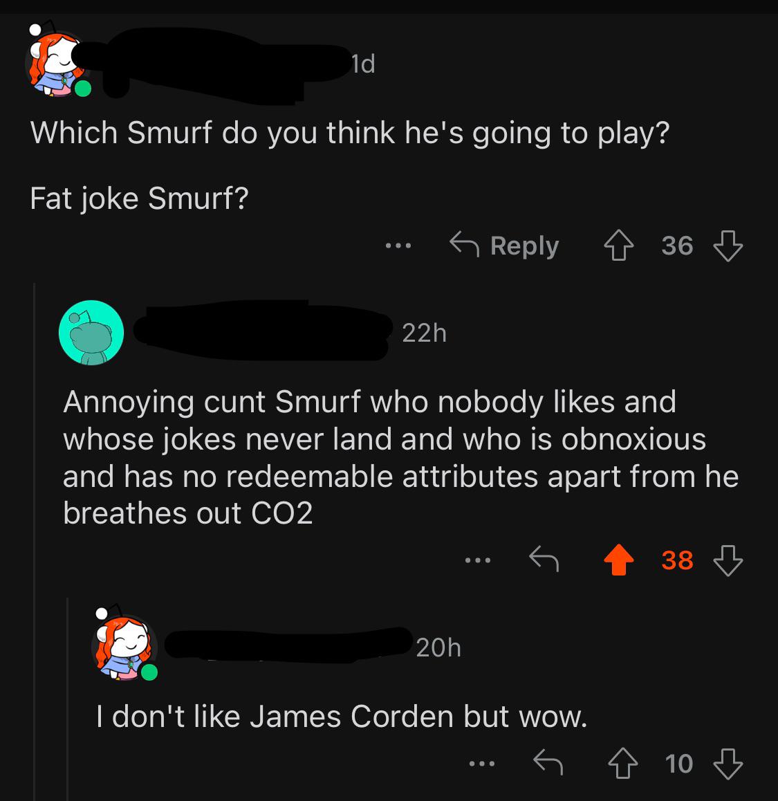 Annoying cunt smurf