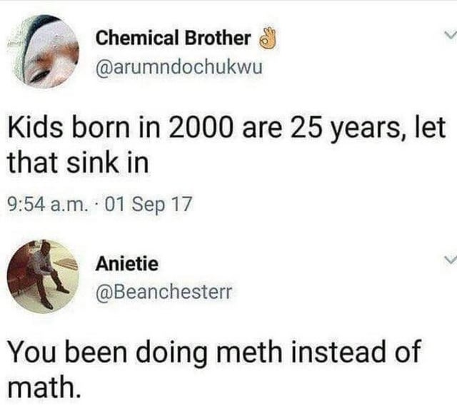 Meth is worse than math.