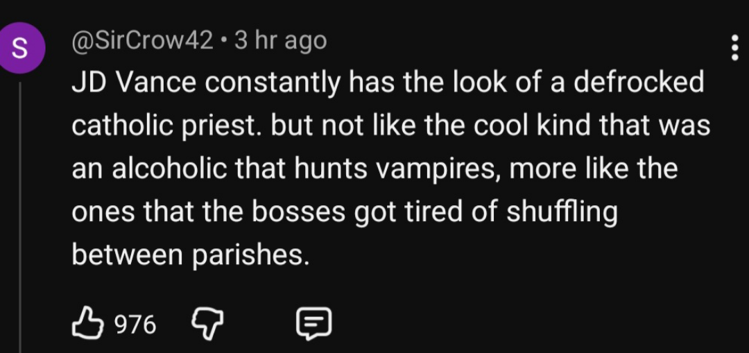 Found this absolute gem on youtube