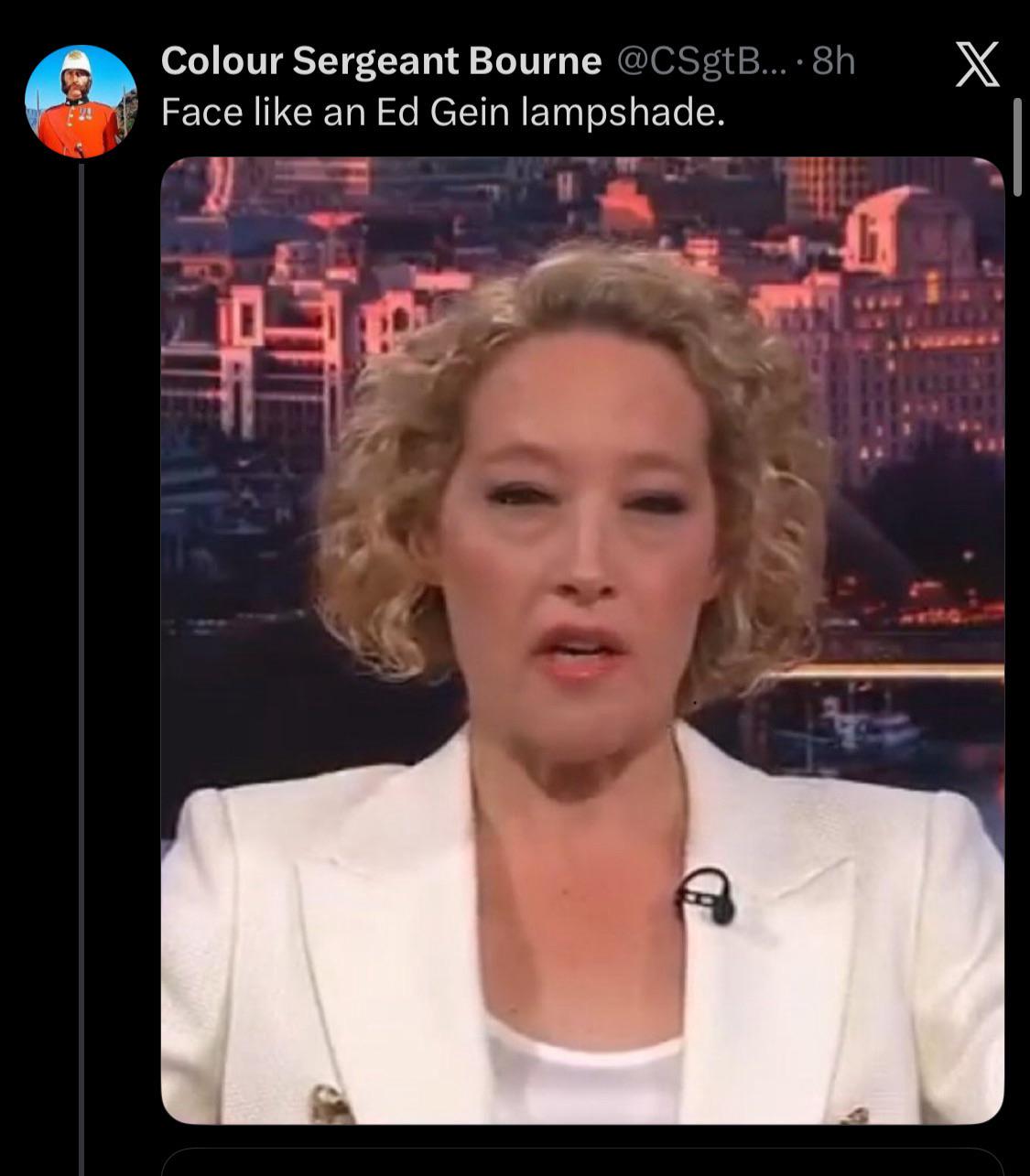 Face Like An Ed Gein Lampshade
