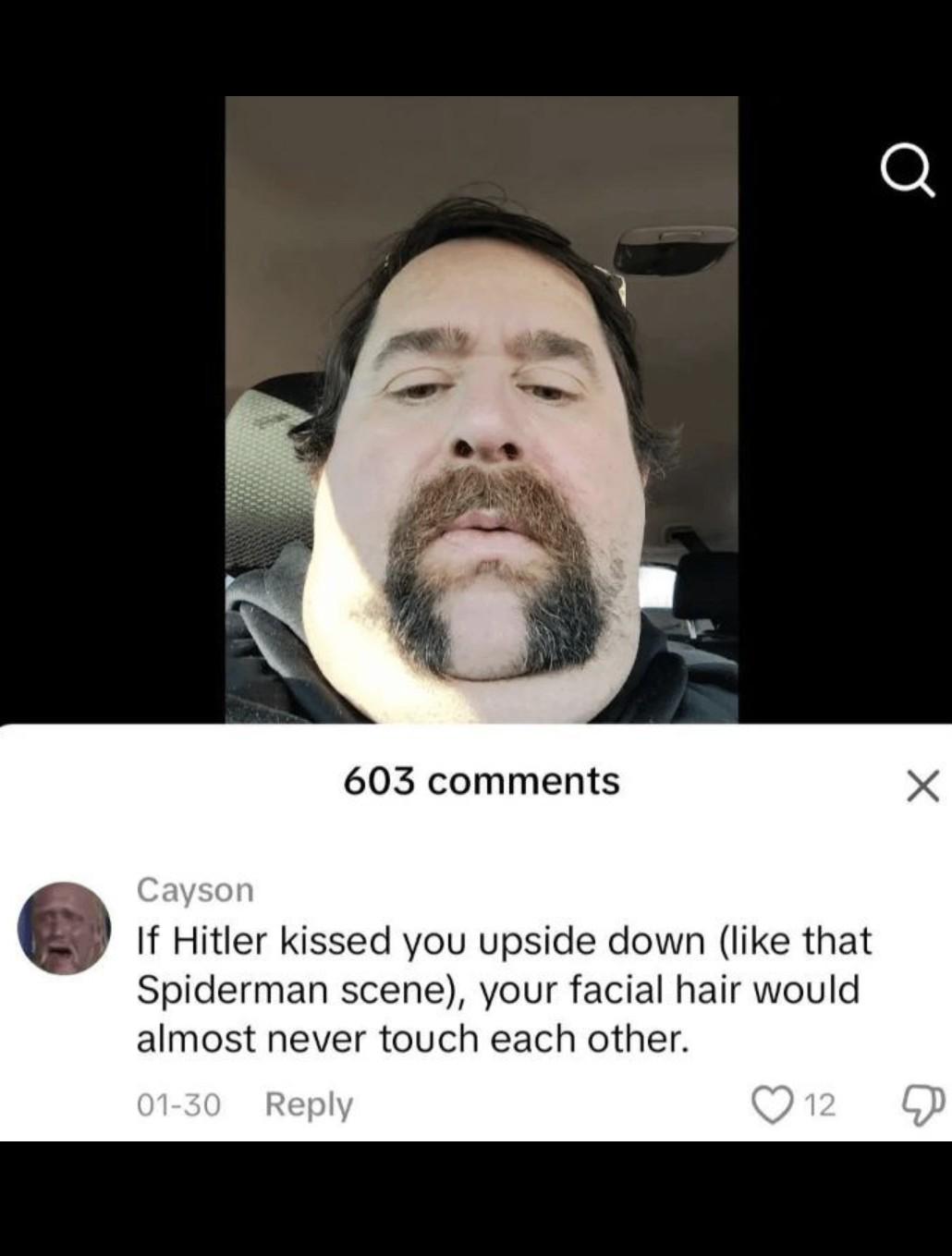 Spidey Hitler's kiss