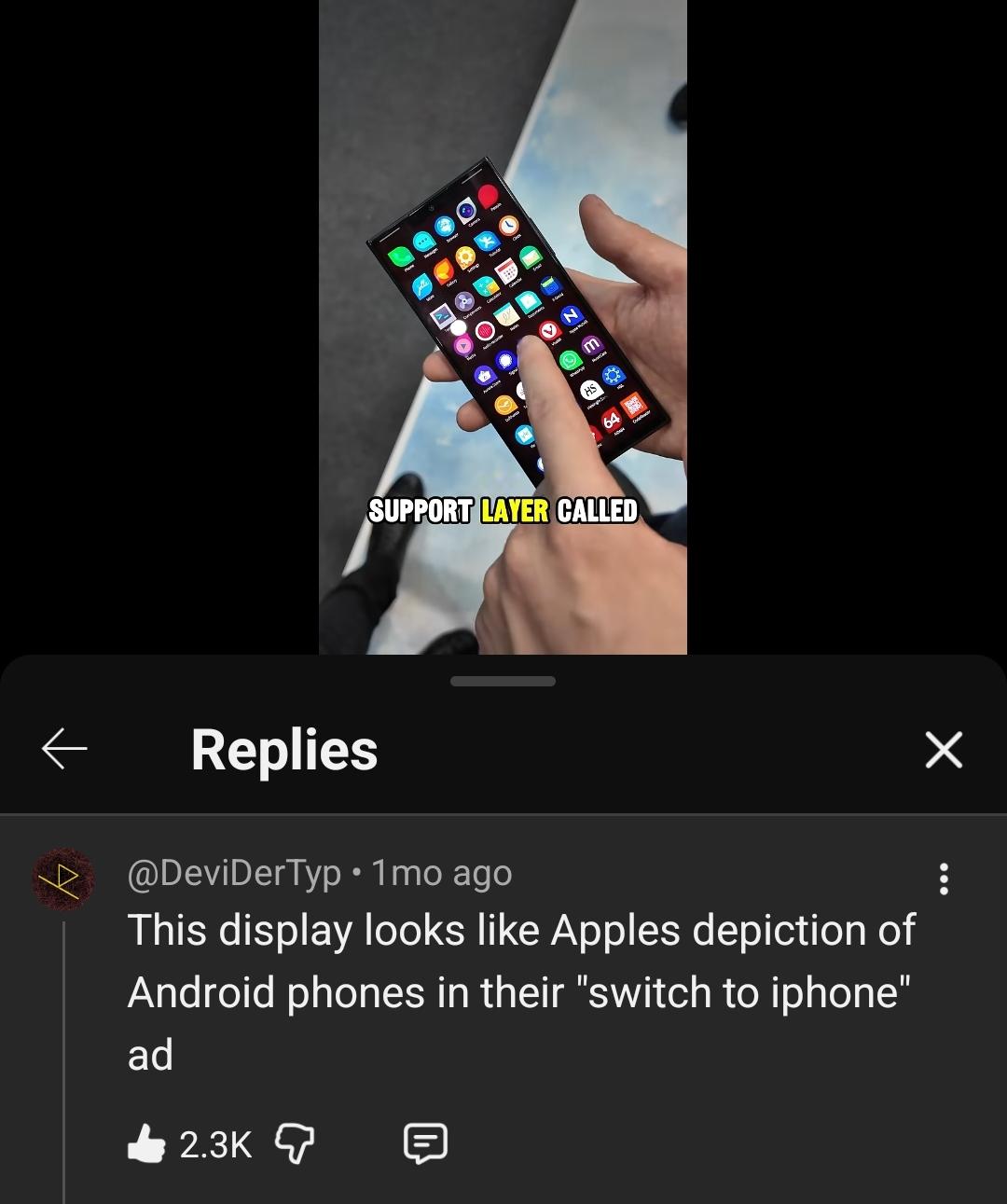 To diss a Linux phone