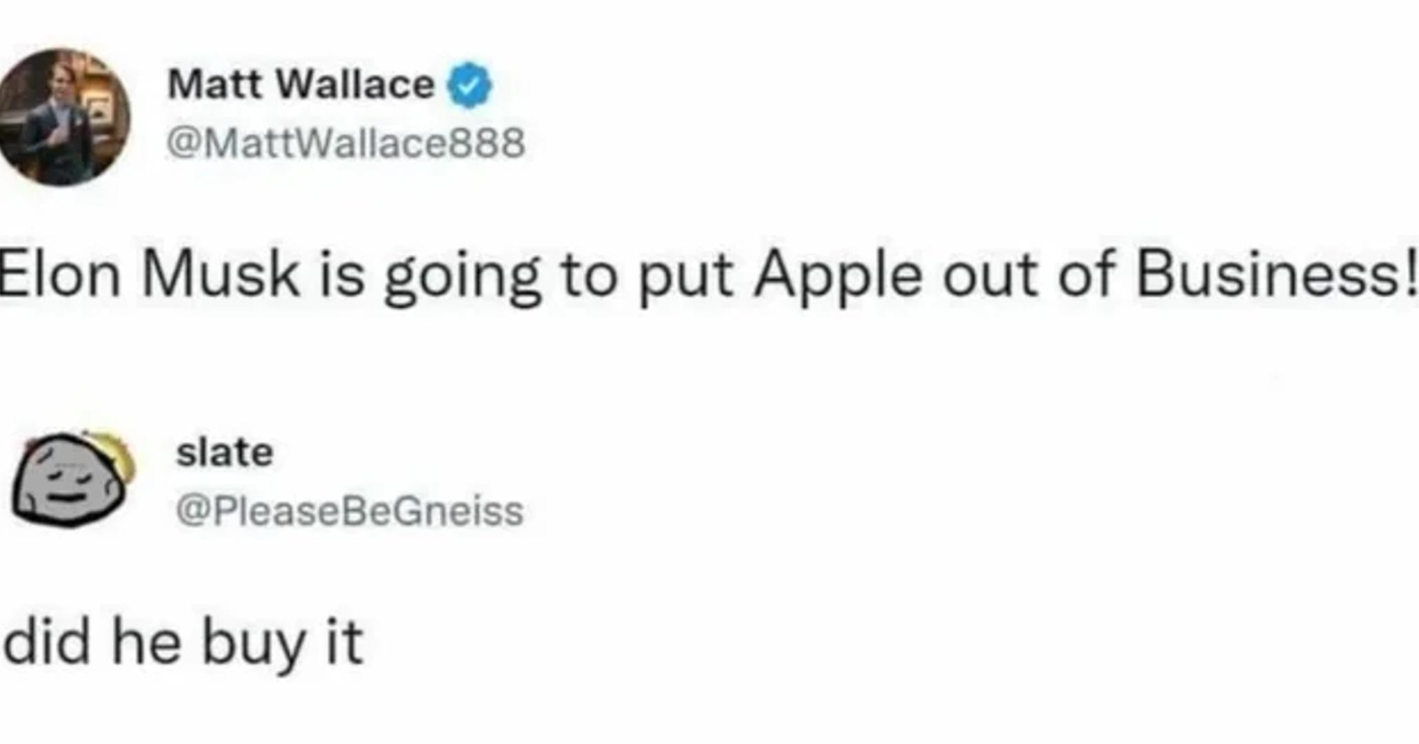 Musk insults never get old