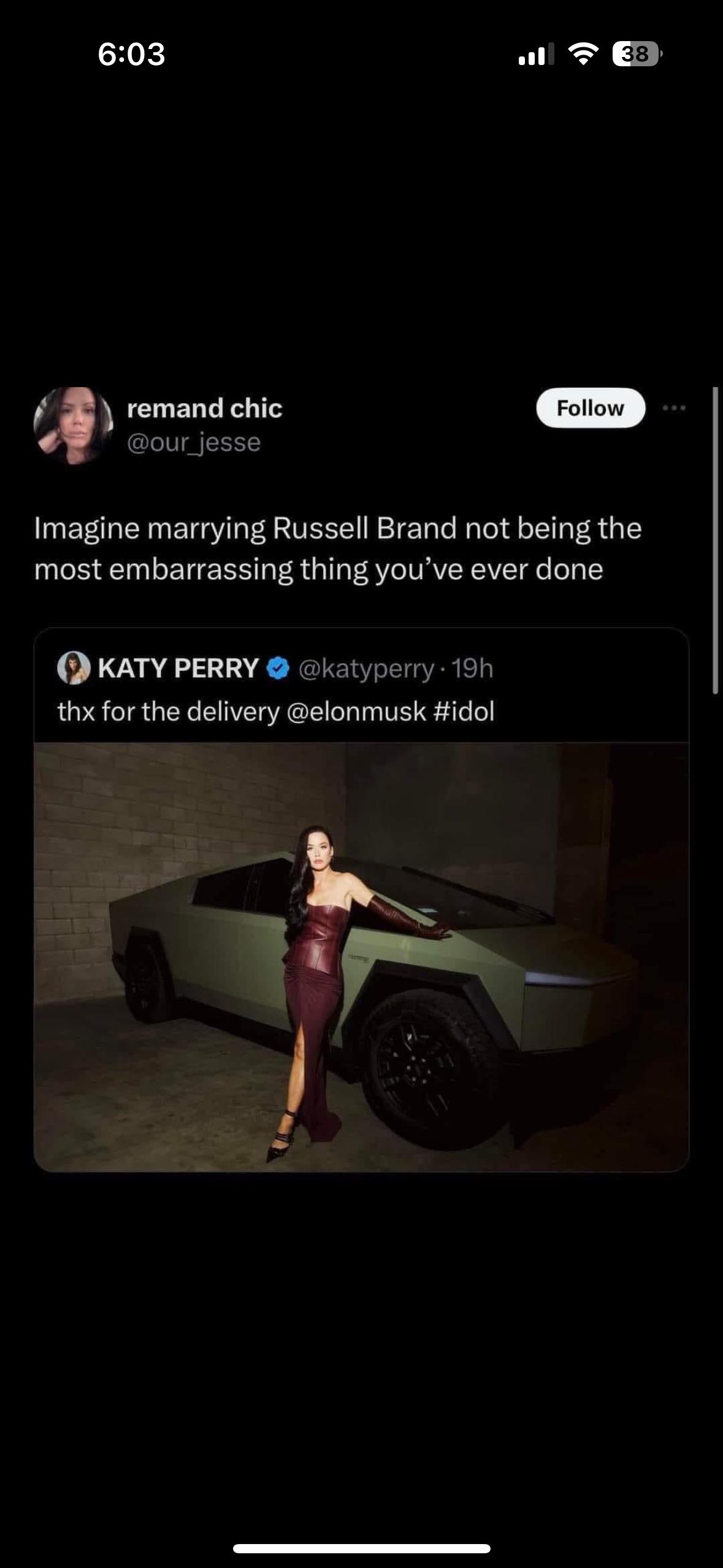 Oh no Katy why