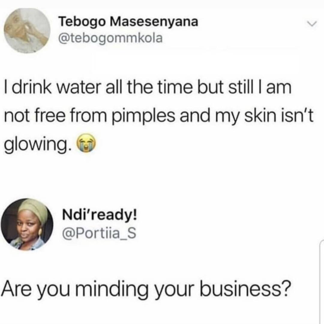 Are you minding your business?
