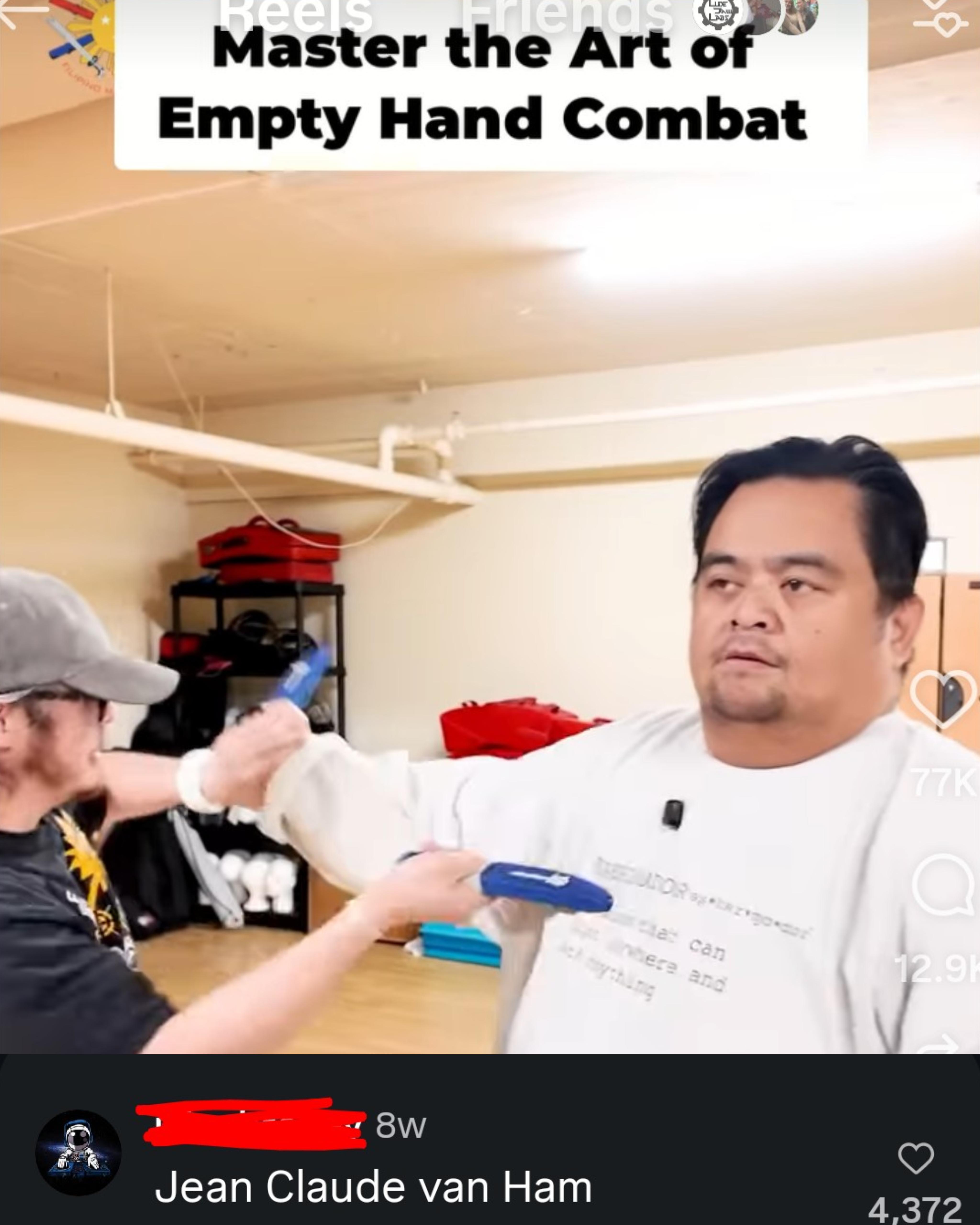 Only thing getting stabbed is a pot roast