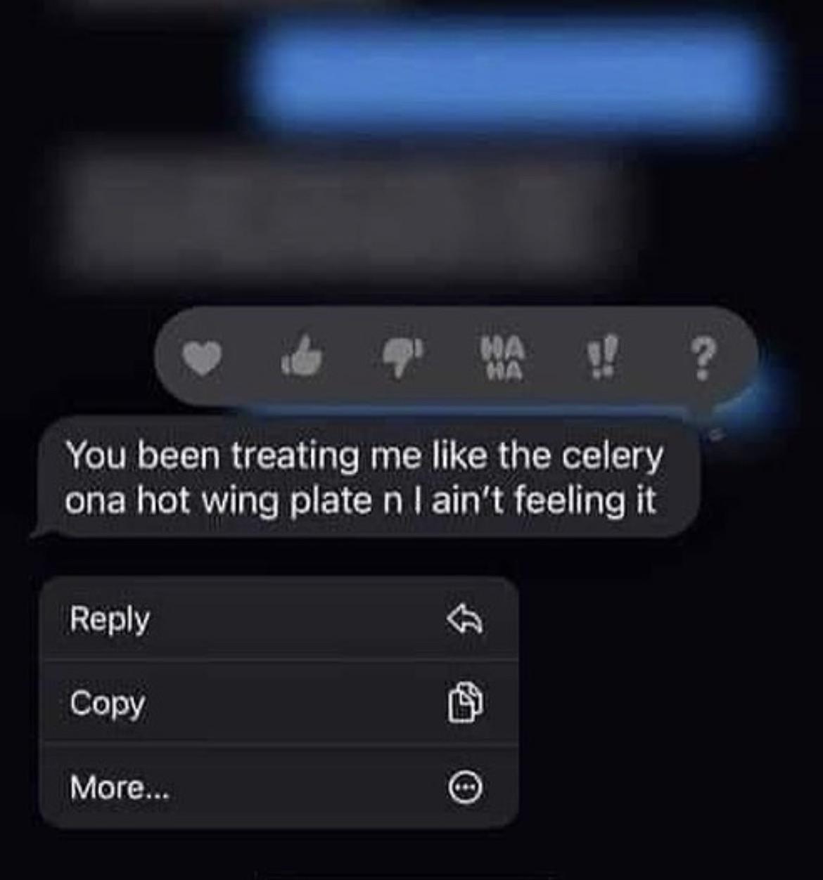 Not the celery