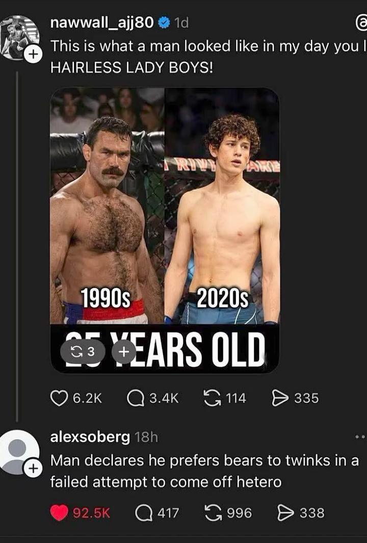 Failed attempt to come off hetero