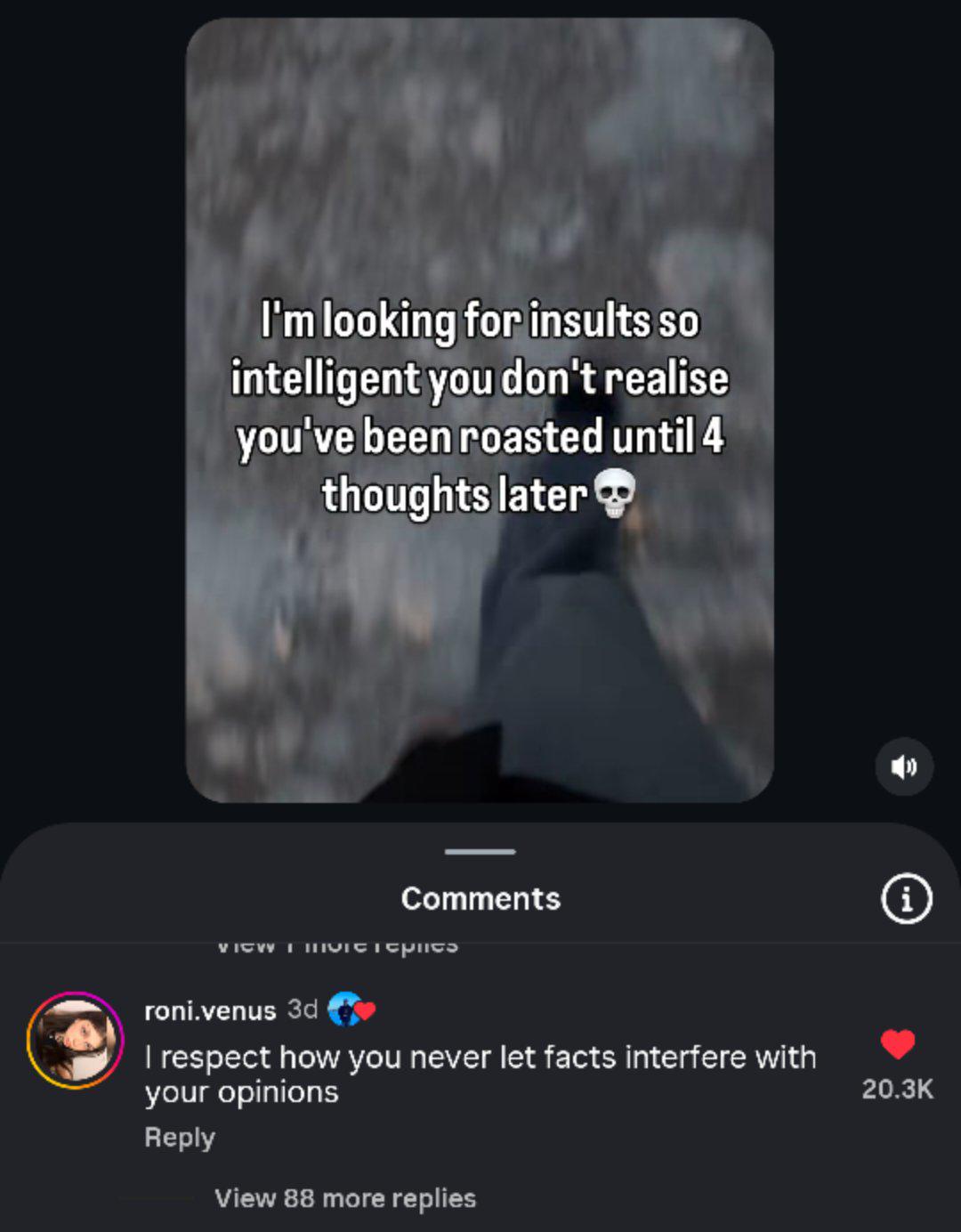 A Roast that makes you think