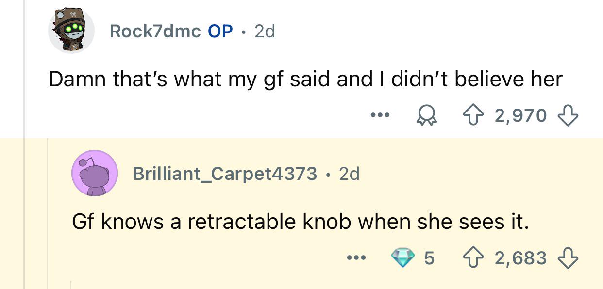Guy posted a picture of a retractable knob on an airplane asking what it was only to find out it was a selfie