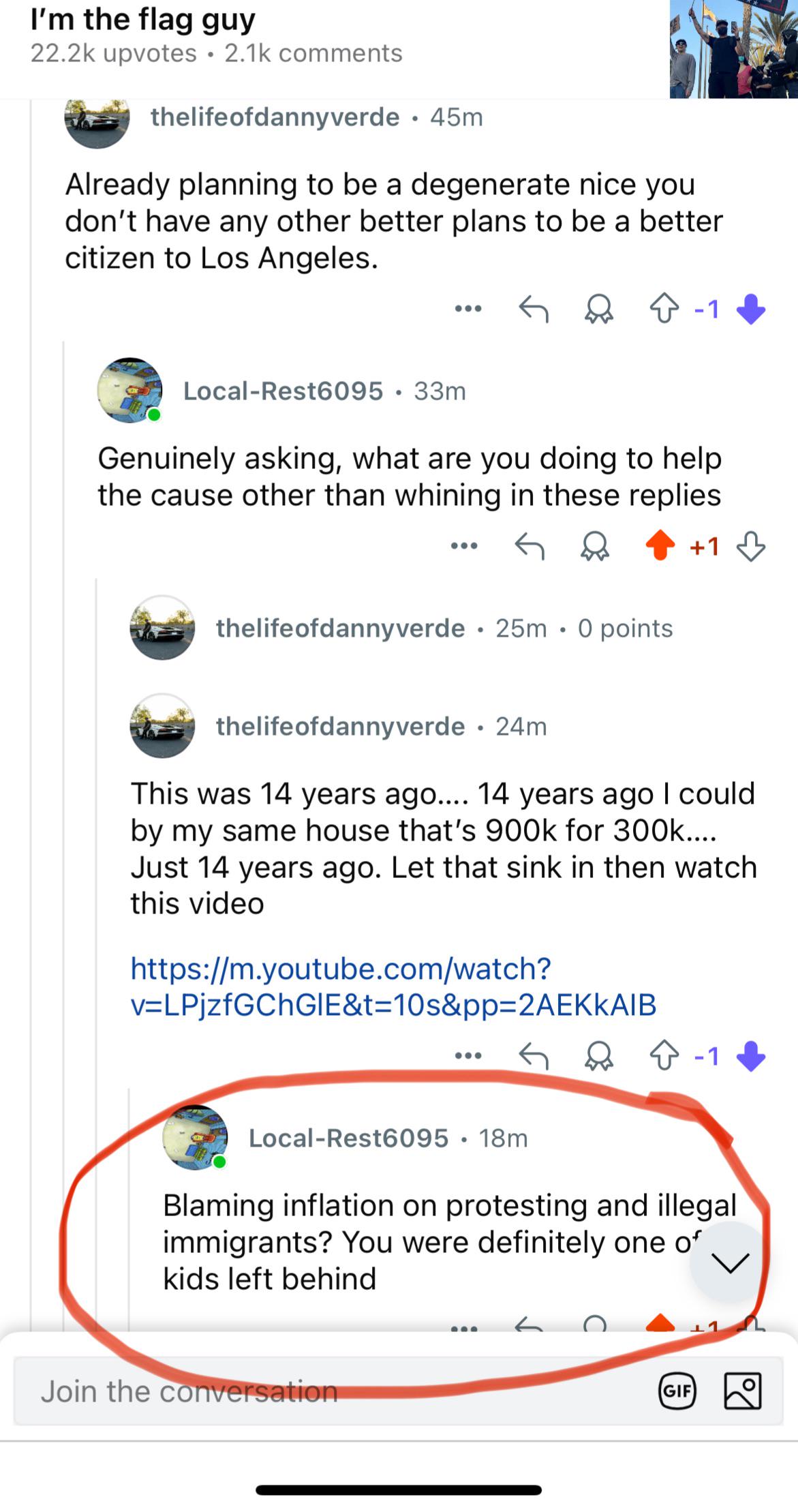Saw this gem under a post about the LA protests🤣