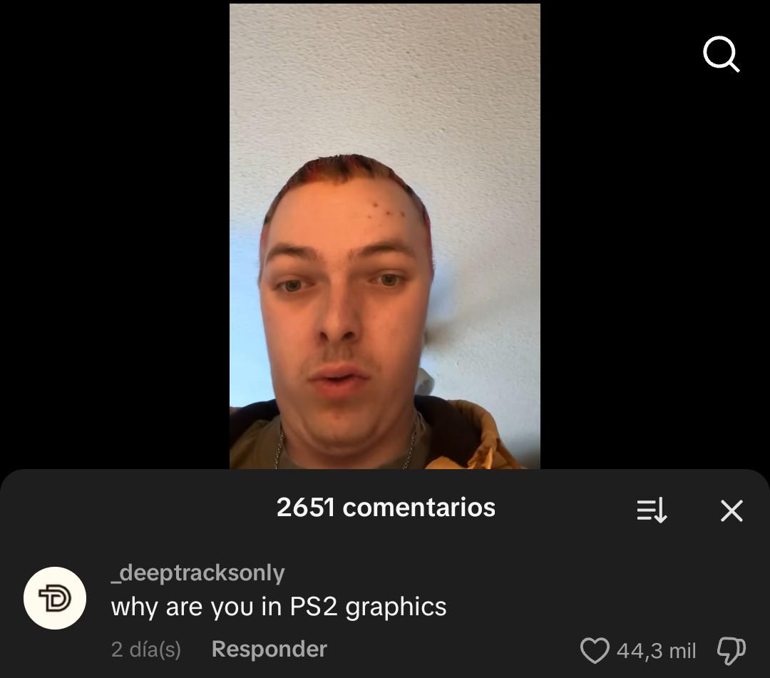 He looks like a character from Manhunt