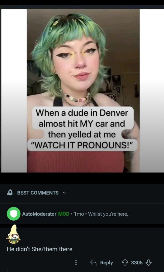 Pronouns are now was/were