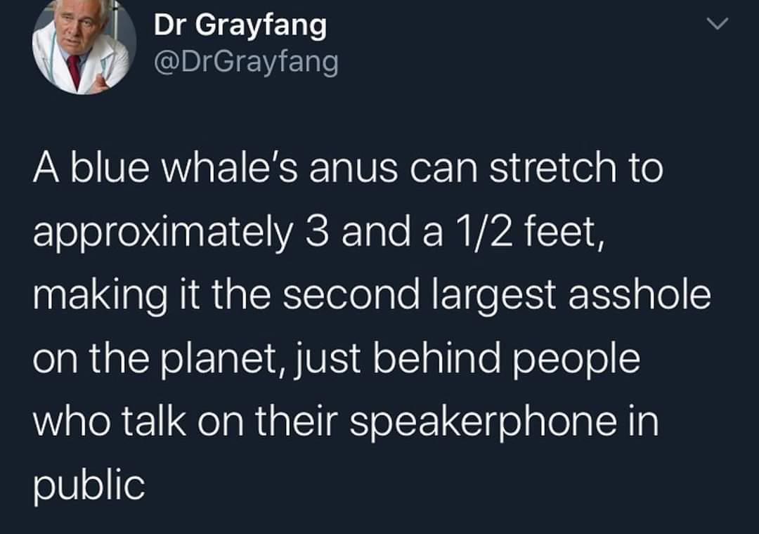 Seriously though, we don't need to know your business