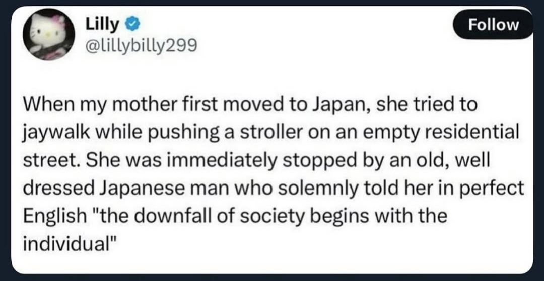Gotta respect the culture
