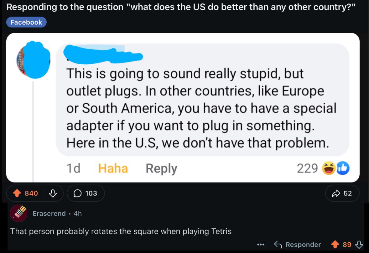 On a post regarding power outlets