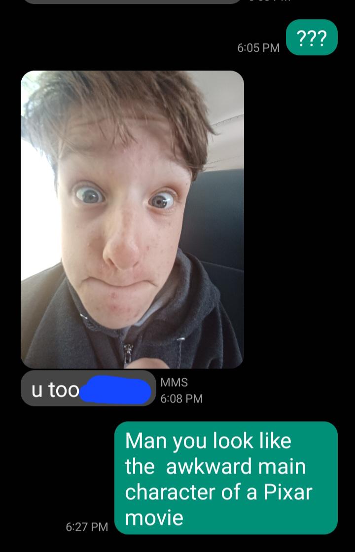 Lovely conversation between me and my brother