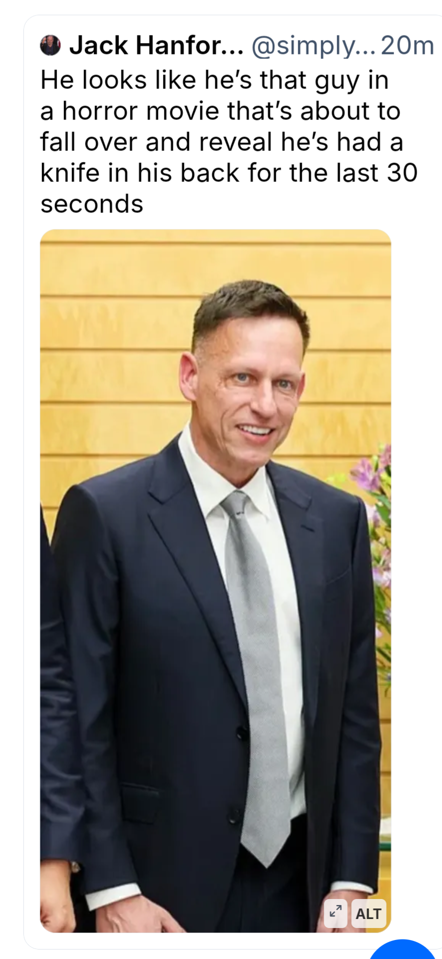 Mr Willakers! .....Mr Willakers? ..........*thunk*