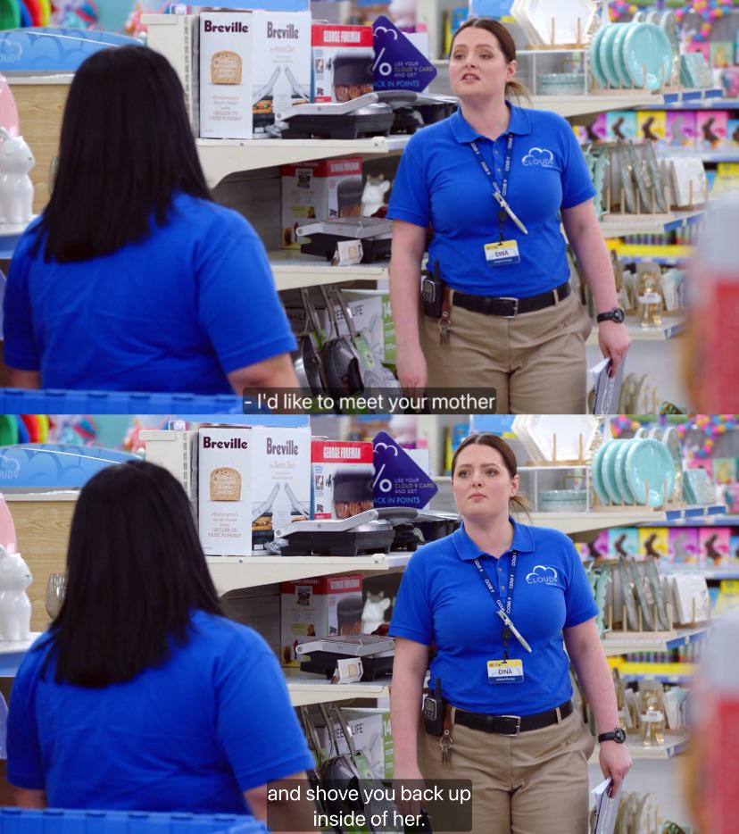 Dina from S4E16 of “Superstore”