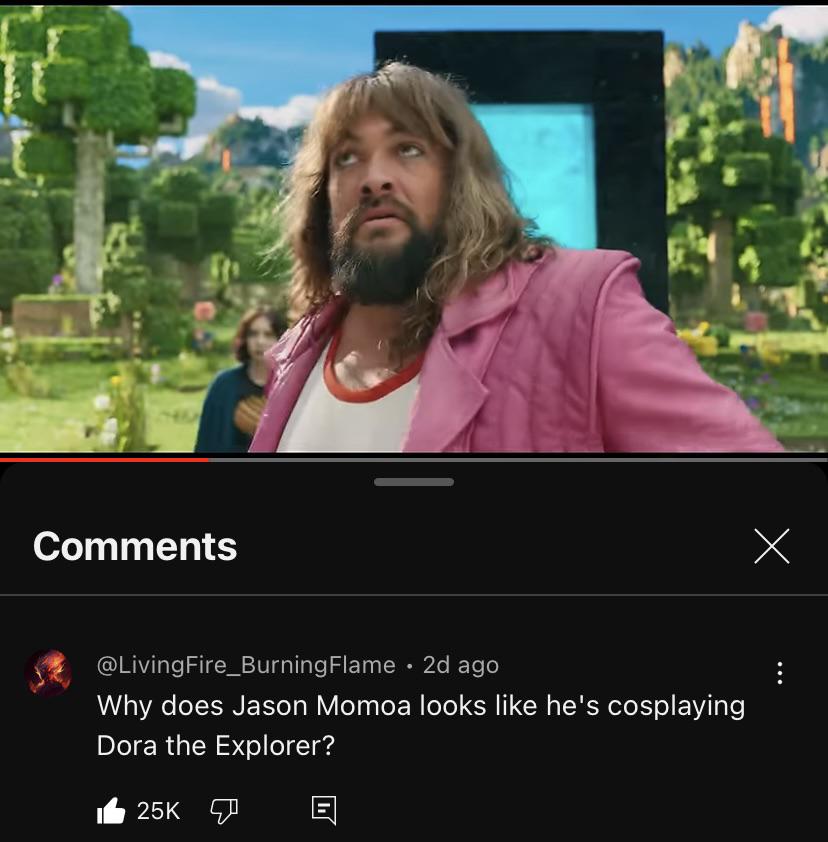 From the Minecraft Movie Teaser