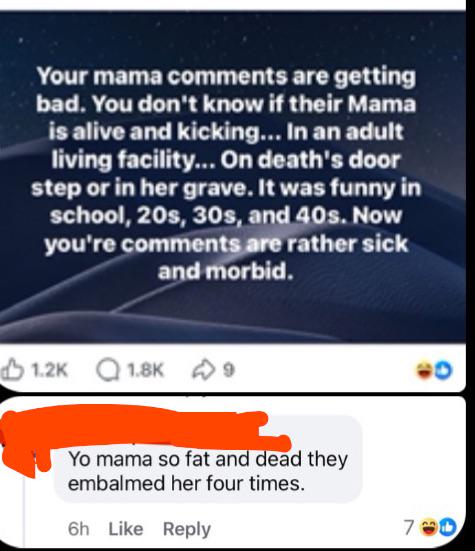 Yo (dead) mama