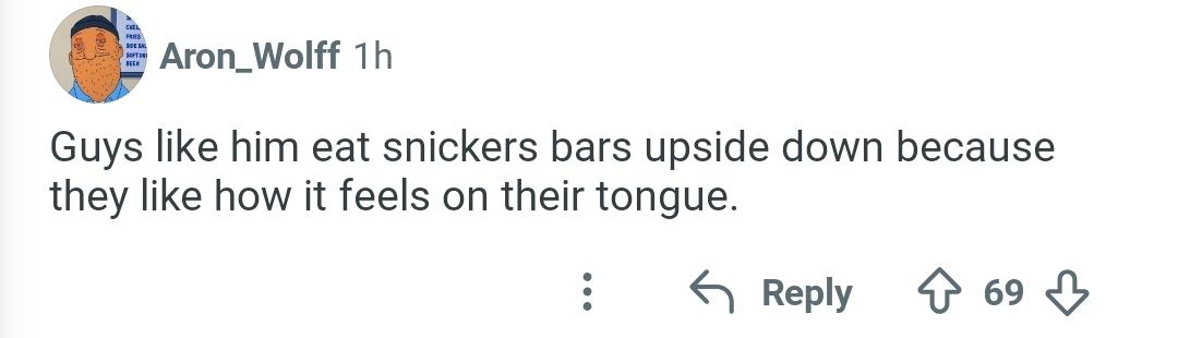 I can never look at a Snickers the same.