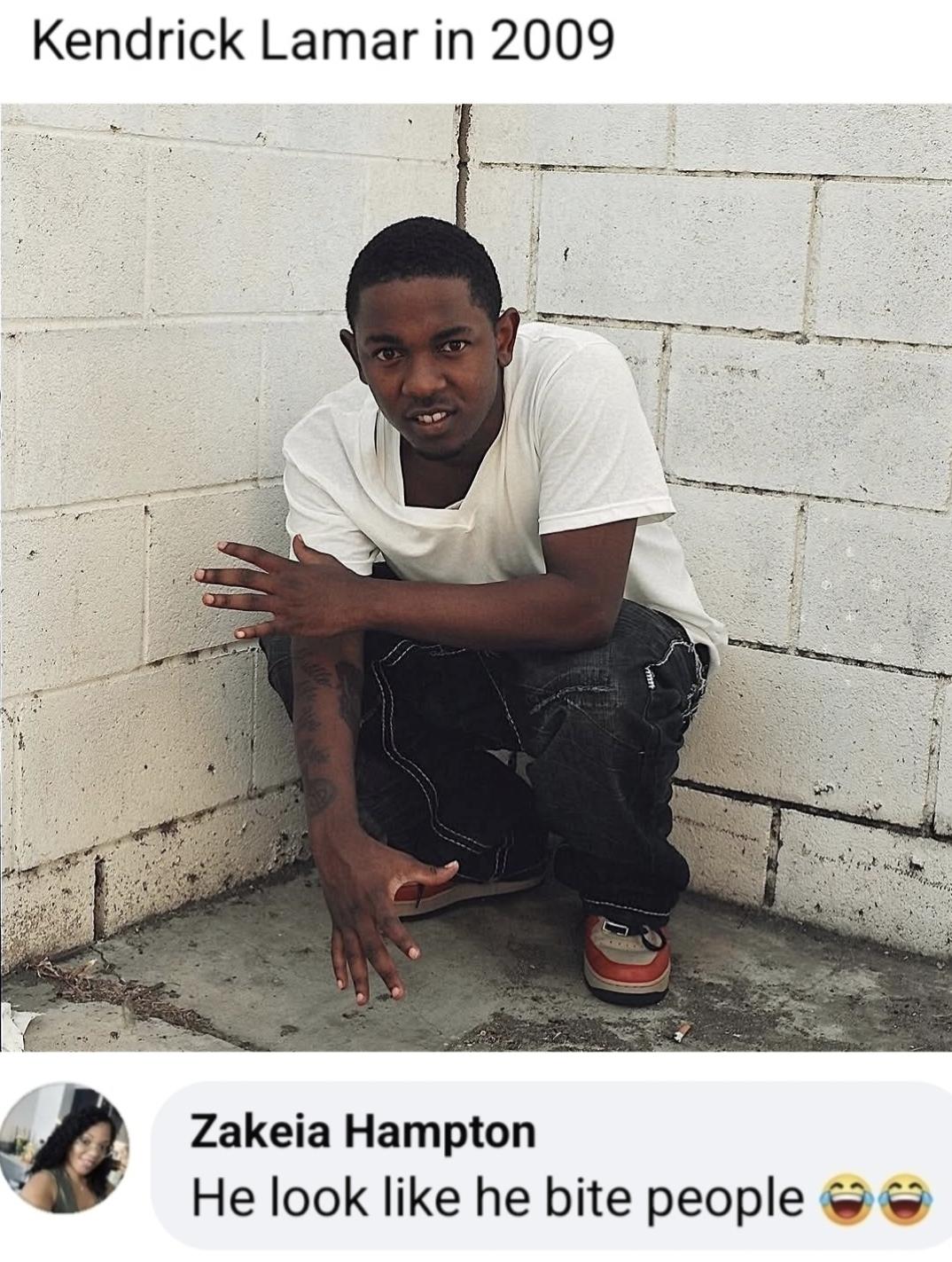 Kendrick Lamar going Goblin Mode