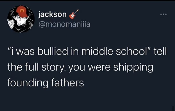 you were shipping founding fathers