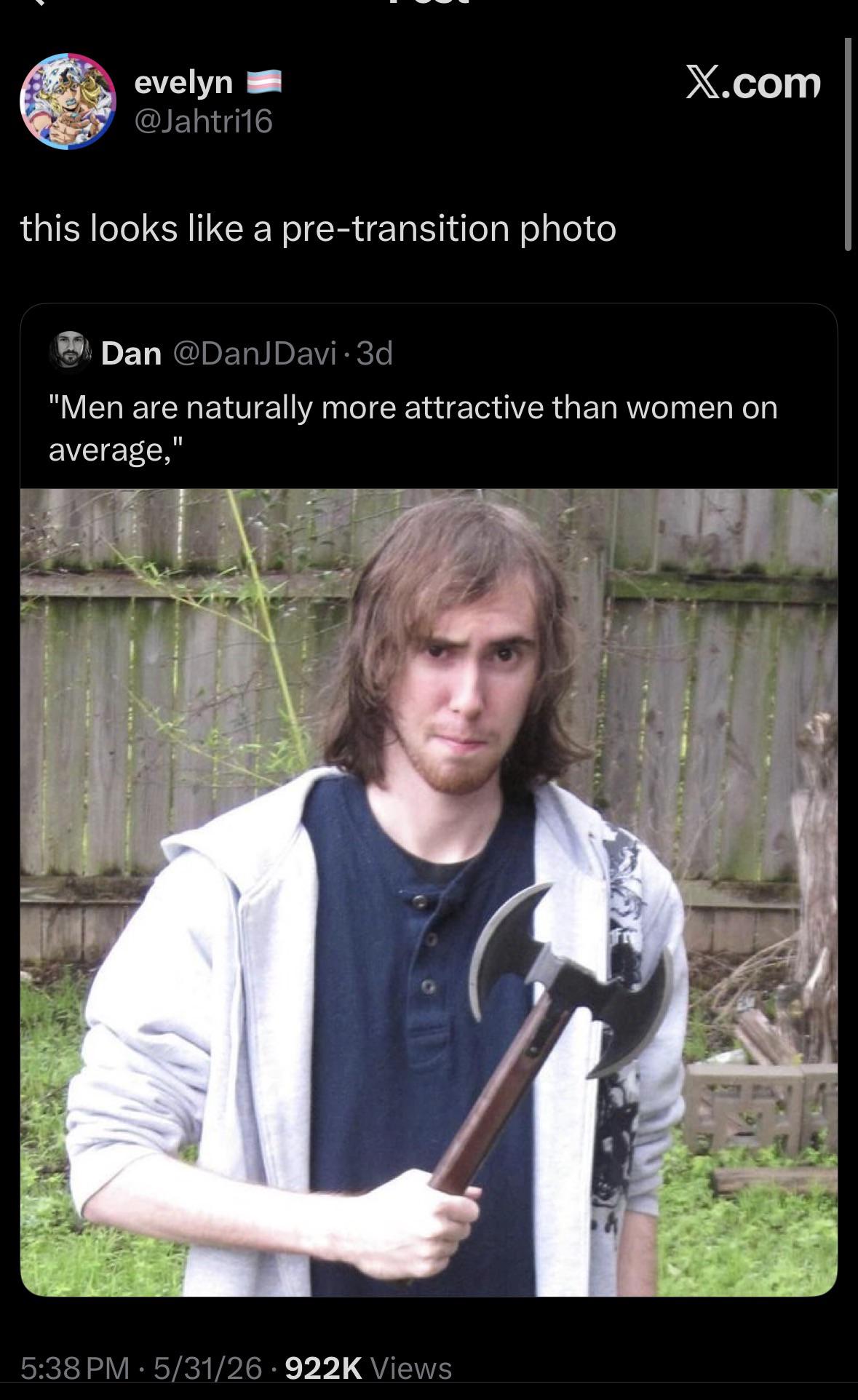 Bro went through a character arc