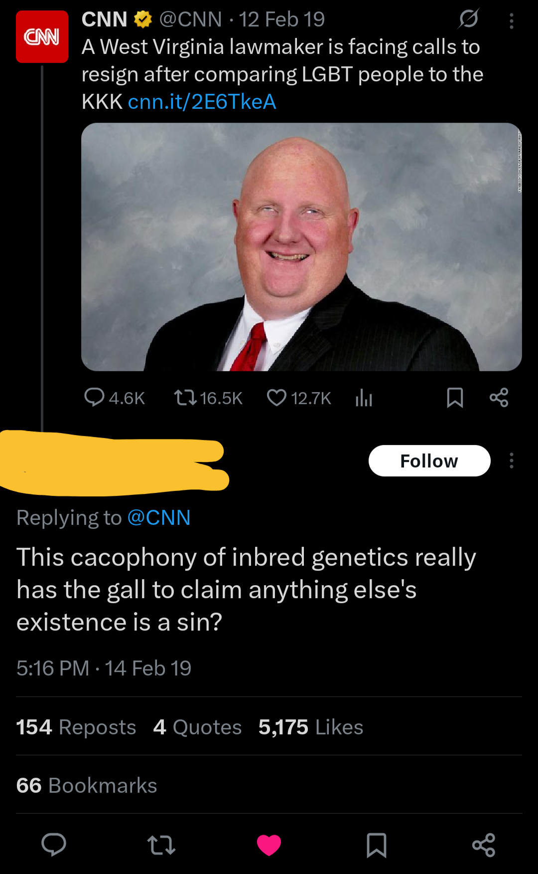 I saw a bunch of people say he looks like a thumb, but this one takes the cake